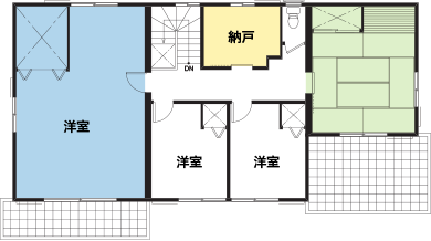 これまでの住まいの間取り1F