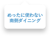 狭くて大人数でくつろげない