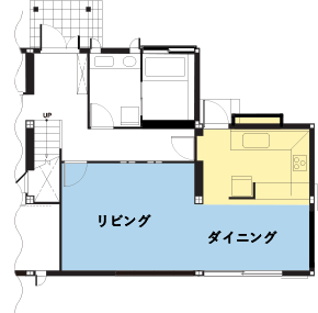 これまでの住まいの間取り1F