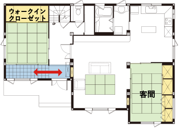 これまでの住まいの間取り1F