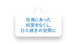 キッチンは2人で立っても余裕がある広さに